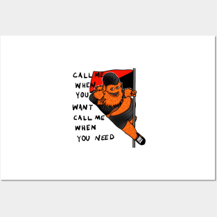 Gritty Call Me Antifa Pole Posters and Art